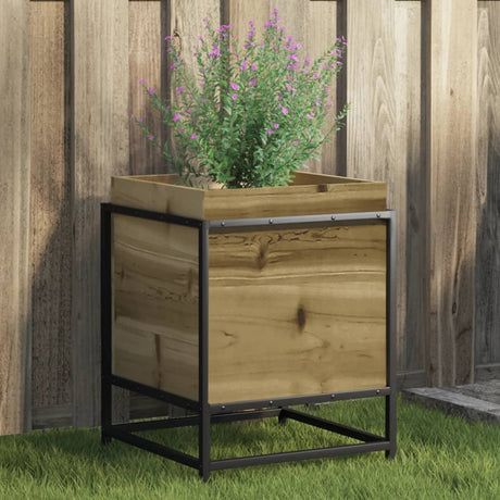 Jardinière Vidaxx 40x40x50 cm bois de pin imprégné