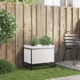 Vidaxx jardinière 60x40x50 cm bois de pin massif blanc