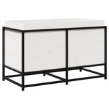 Vidaxx jardinière 80x40x50 cm bois de pin massif blanc