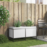 Vidaxx jardinière 100x40x50 cm bois de pin massif blanc