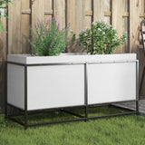 Vidaxx jardinière 100x40x50 cm bois de pin massif blanc