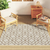 Tapis Vidaxx pour intérieur et extérieur, poils ras, 120x180 cm, multicolore