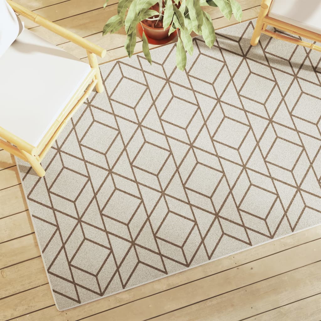 Tapis Vidaxx pour intérieur et extérieur, poils ras, 120x180 cm, multicolore