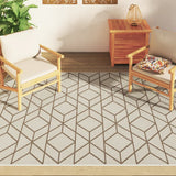 Tapis Vidaxx pour intérieur et extérieur, poils ras, 160x230 cm, multicolore