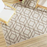 Tapis Vidaxx pour intérieur et extérieur, poils ras, 160x230 cm, multicolore