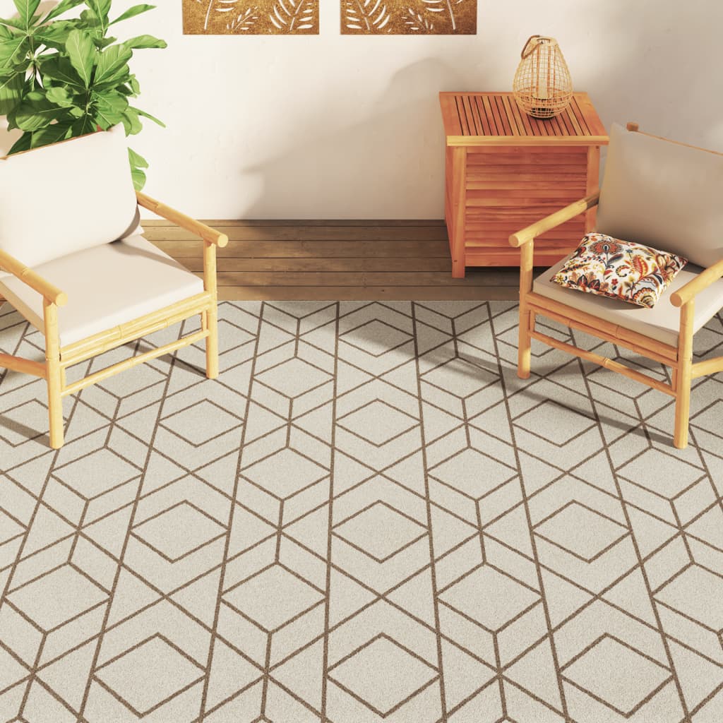 Tapis Vidaxx pour intérieur et extérieur, poils ras, 190x300 cm, multicolore