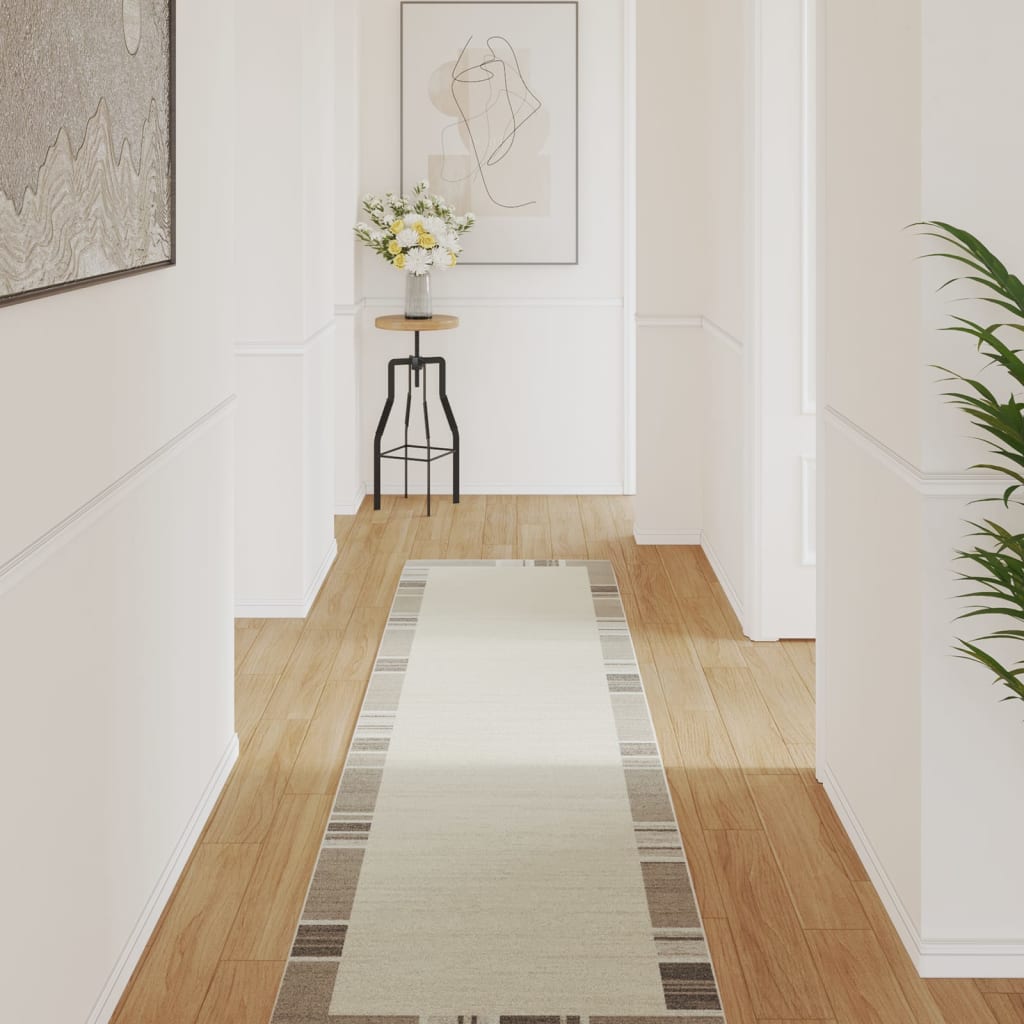 Tapis Vidaxx pour intérieur et extérieur, poils ras, 80x300 cm, multicolore