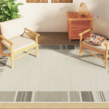 Tapis Vidaxx pour intérieur et extérieur, poils ras, 160x230 cm, multicolore