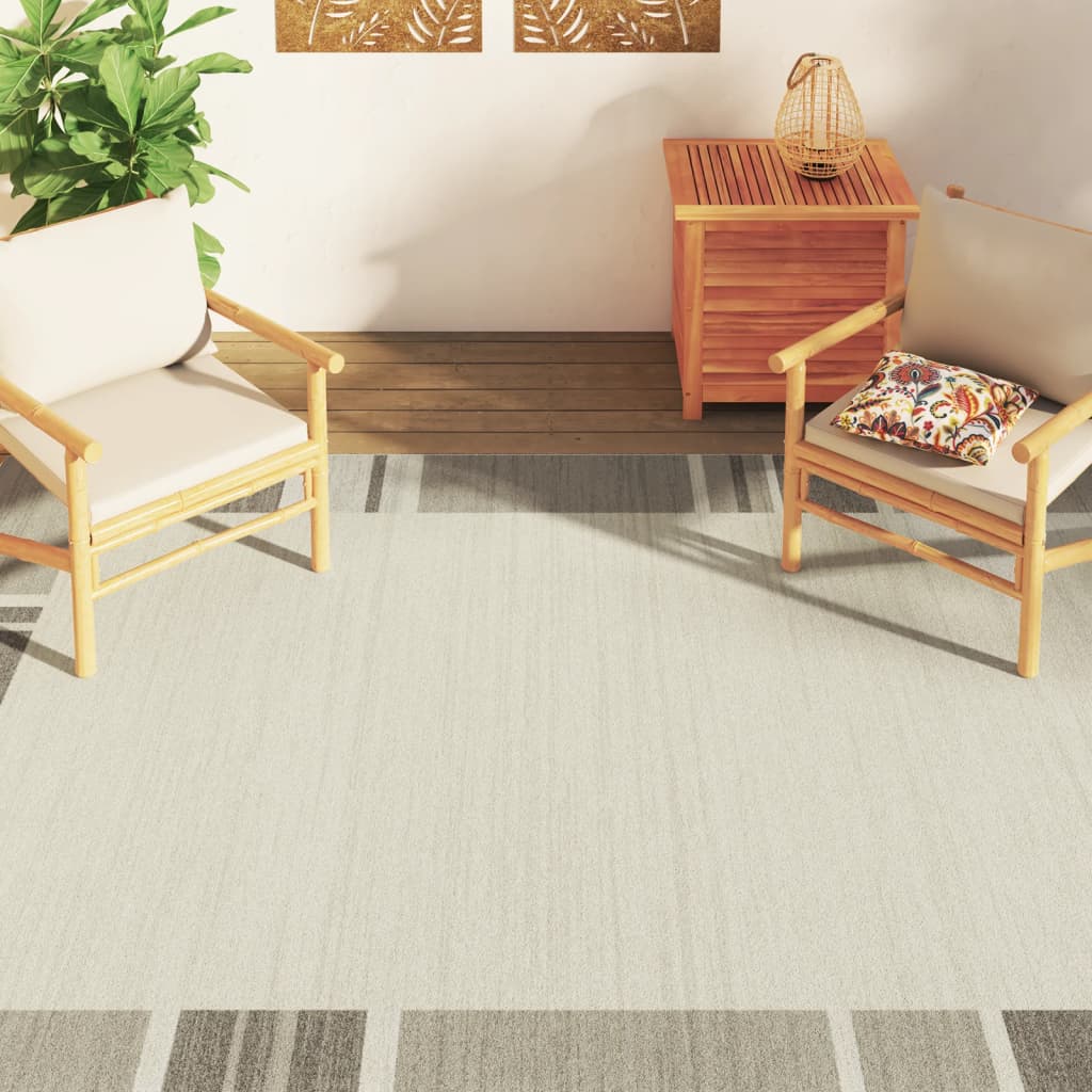 Tapis Vidaxx pour intérieur et extérieur, poils ras, 190x300 cm, multicolore