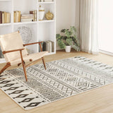 Tapis Vidaxx pour intérieur et extérieur, poils ras, 160x230 cm, multicolore