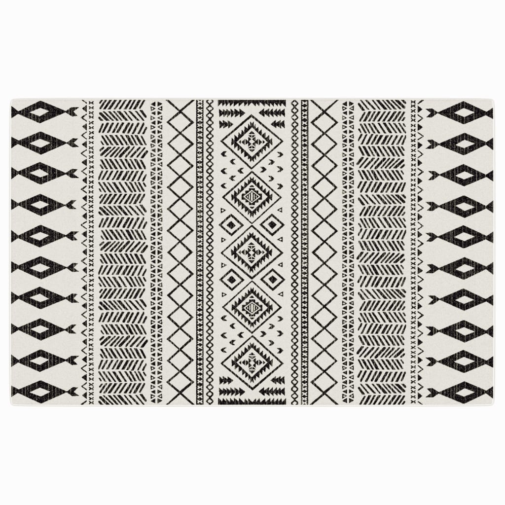 Tapis Vidaxx pour intérieur et extérieur, poils ras, 190x300 cm, multicolore