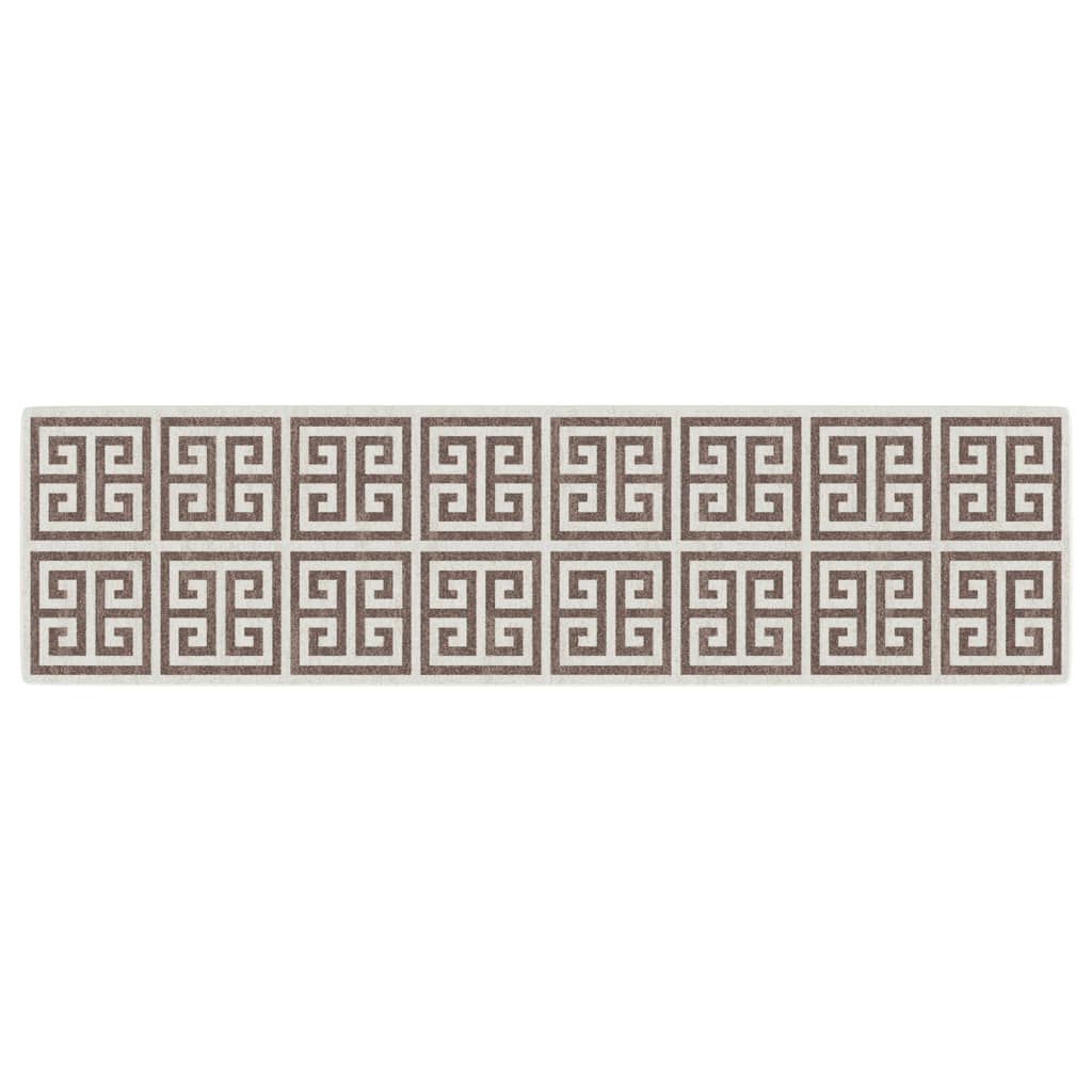 Tapis Vidaxx pour intérieur et extérieur, poils ras, 80x300 cm, multicolore