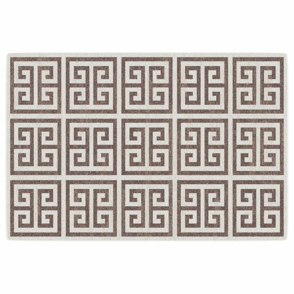 Tapis Vidaxx pour intérieur et extérieur, poils ras, 120x180 cm, multicolore