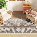 Tapis Vidaxx pour intérieur et extérieur, poils ras, 120x180 cm, multicolore