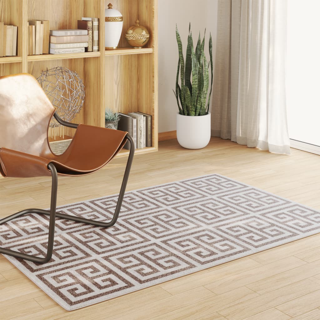 Tapis Vidaxx pour intérieur et extérieur, poils ras, 120x180 cm, multicolore