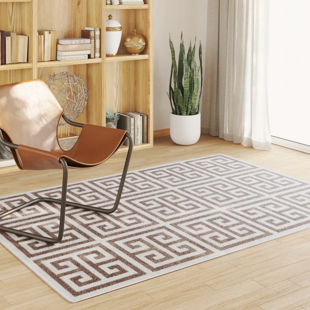 Tapis Vidaxx pour intérieur et extérieur, poils ras, 160x230 cm, multicolore