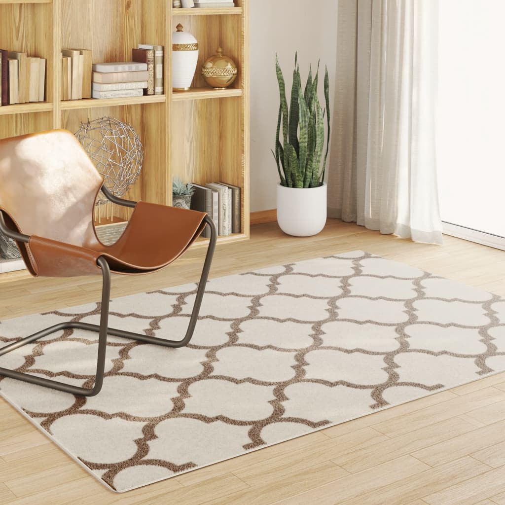 Tapis Vidaxx pour intérieur et extérieur, poils ras, 160x230 cm, multicolore