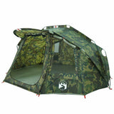 Tente de pêche VidaXL camouflage imperméable 5 personnes