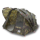 Tente de pêche VidaXL camouflage imperméable 5 personnes