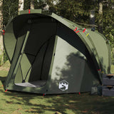 VidaXL tente de pêche 4 personnes imperméable vert olive