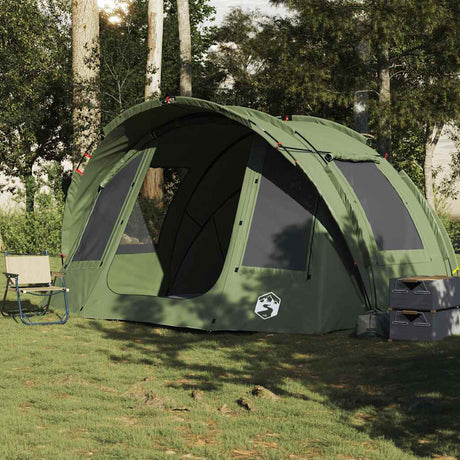 VidaXL tente de pêche 2 personnes imperméable vert olive