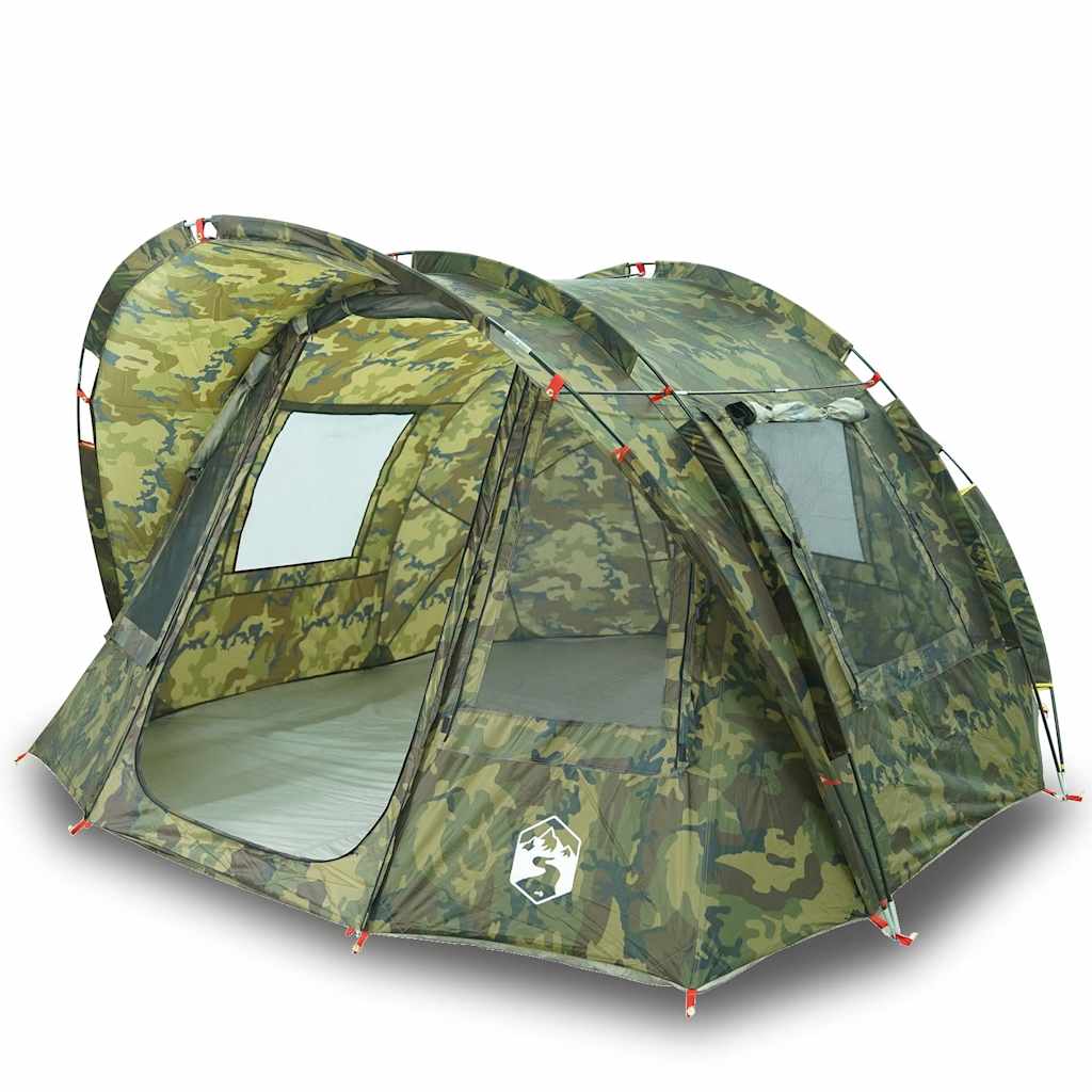 Tente de pêche VidaXL camouflage imperméable 2 personnes