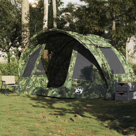 Tente de pêche VidaXL camouflage imperméable 2 personnes