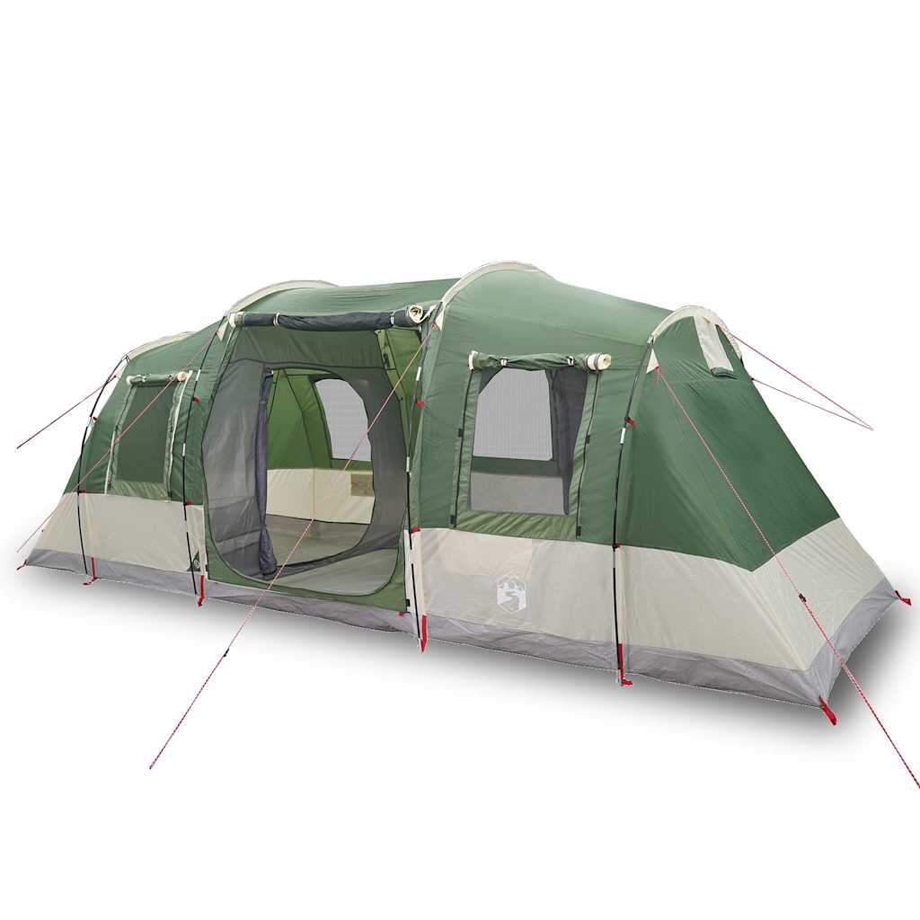 VidaXL tente tunnel 4 personnes imperméable vert