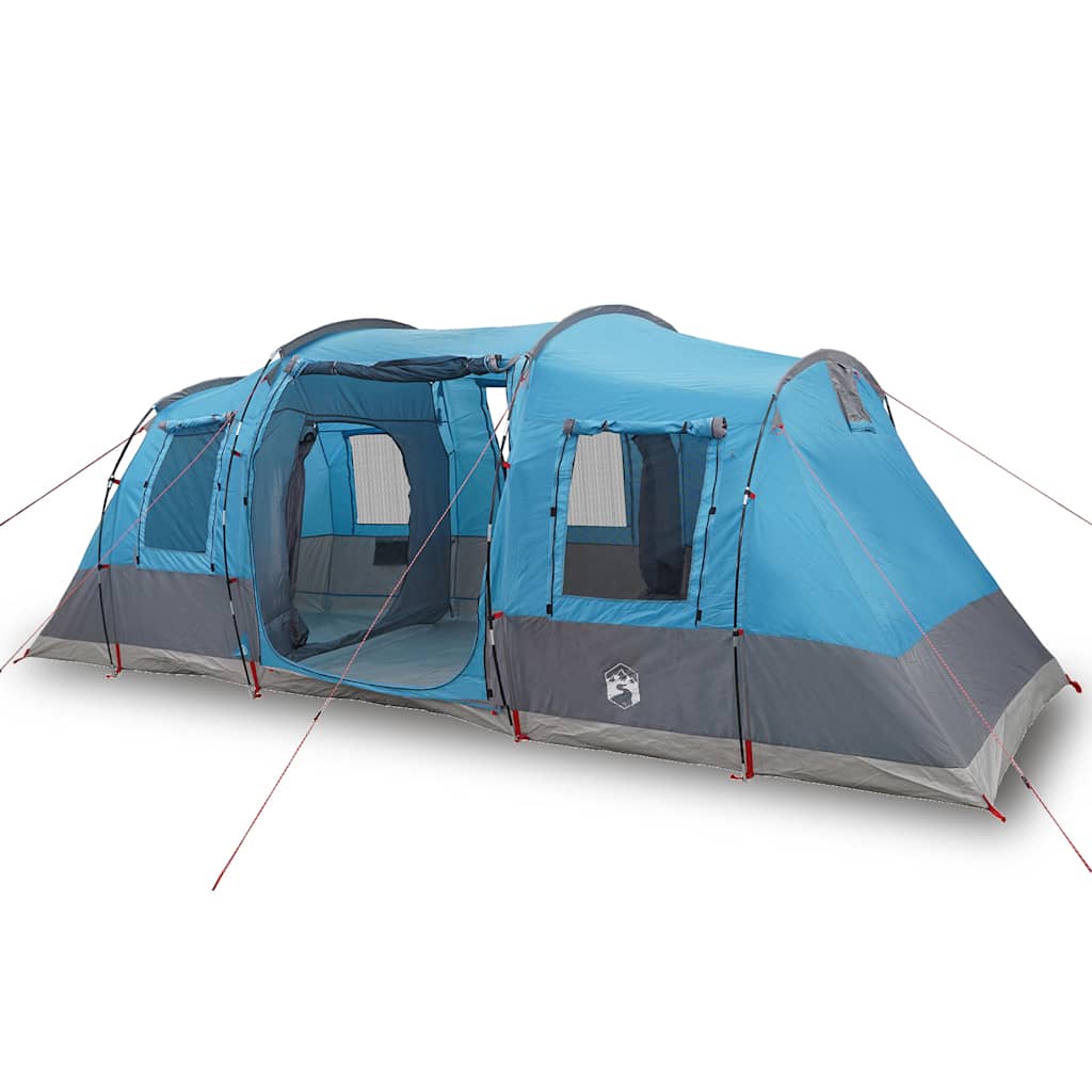 Tente tunnel VidaXL 4 personnes imperméable bleue