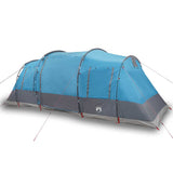 Tente tunnel VidaXL 6 personnes imperméable bleue