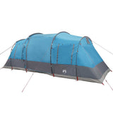 Tente tunnel VidaXL 6 personnes imperméable bleue
