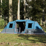 Tente tunnel VidaXL 6 personnes imperméable bleue