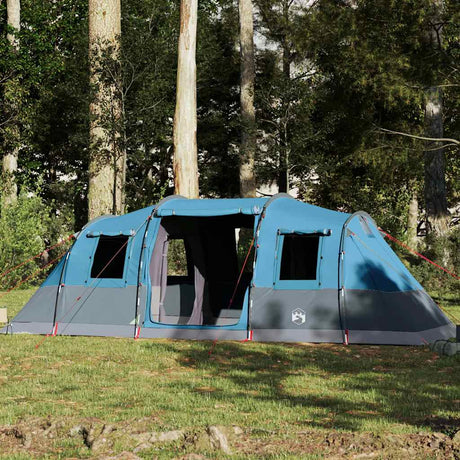 Tente tunnel VidaXL 6 personnes imperméable bleue