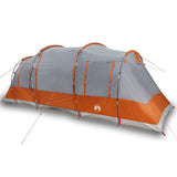 Tente tunnel VidaXL 6 personnes imperméable grise