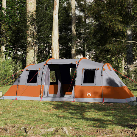 Tente tunnel VidaXL 6 personnes imperméable grise
