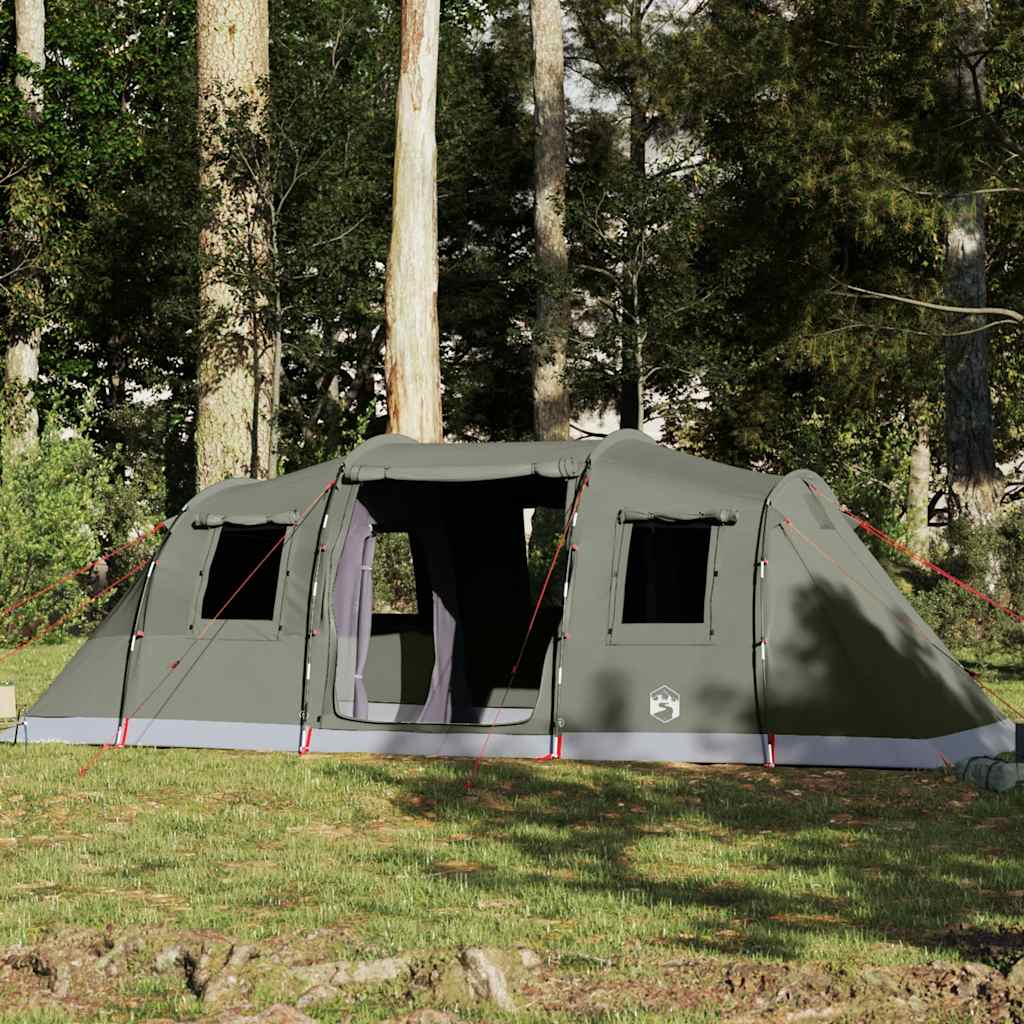 Tente tunnel VidaXL 6 personnes imperméable vert olive