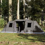 Tente tunnel VidaXL 6 personnes imperméable marron