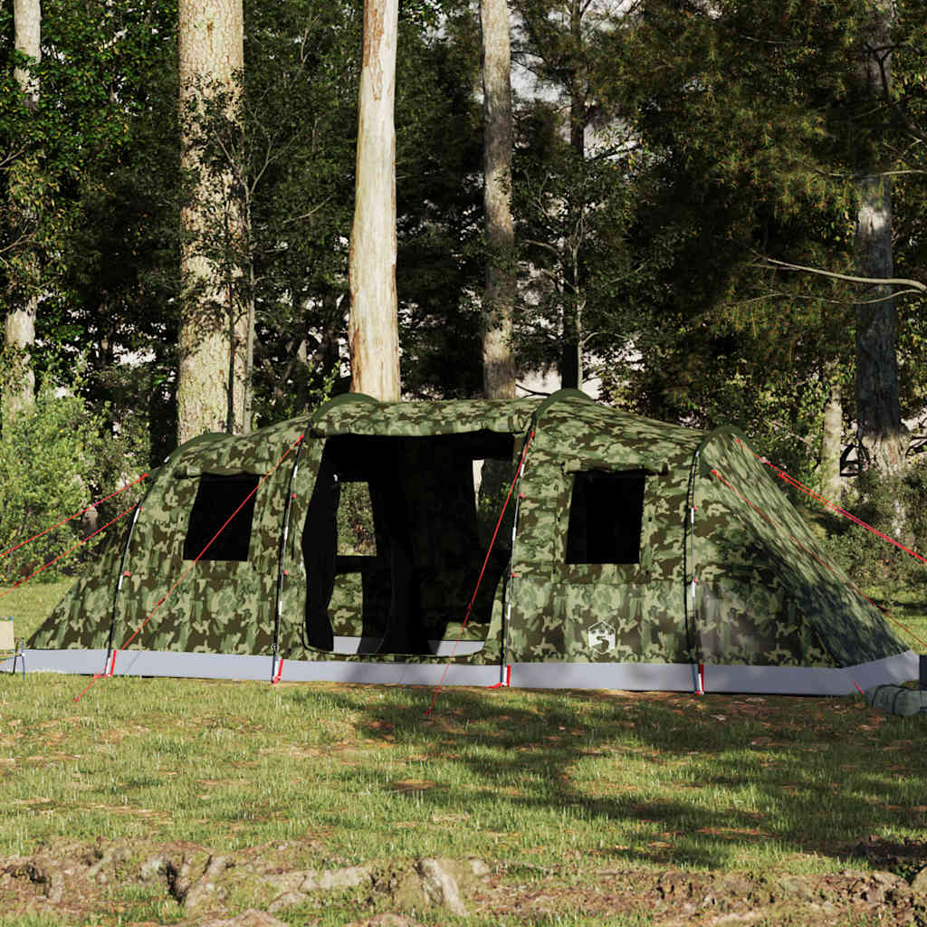 Vidaxl Tunnel tent 6-person waterproof camouflage