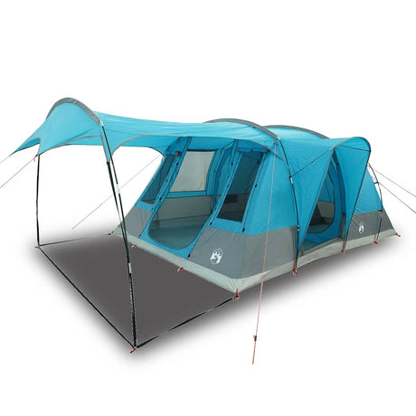 Tente tunnel VidaXL 5 places imperméable bleue