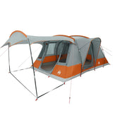 Tente tunnel Vidaxx 5 places imperméable gris et orange