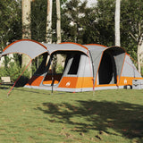 Tente tunnel Vidaxx 5 places imperméable gris et orange