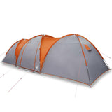 Tente dôme Vidaxx 8 personnes imperméable gris et orange