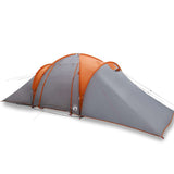 Tente dôme Vidaxx 6 personnes imperméable gris et orange