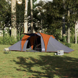 Tente dôme Vidaxx 6 personnes imperméable gris et orange