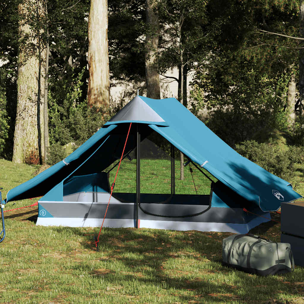 Tente VidaXL 2 personnes imperméable bleue