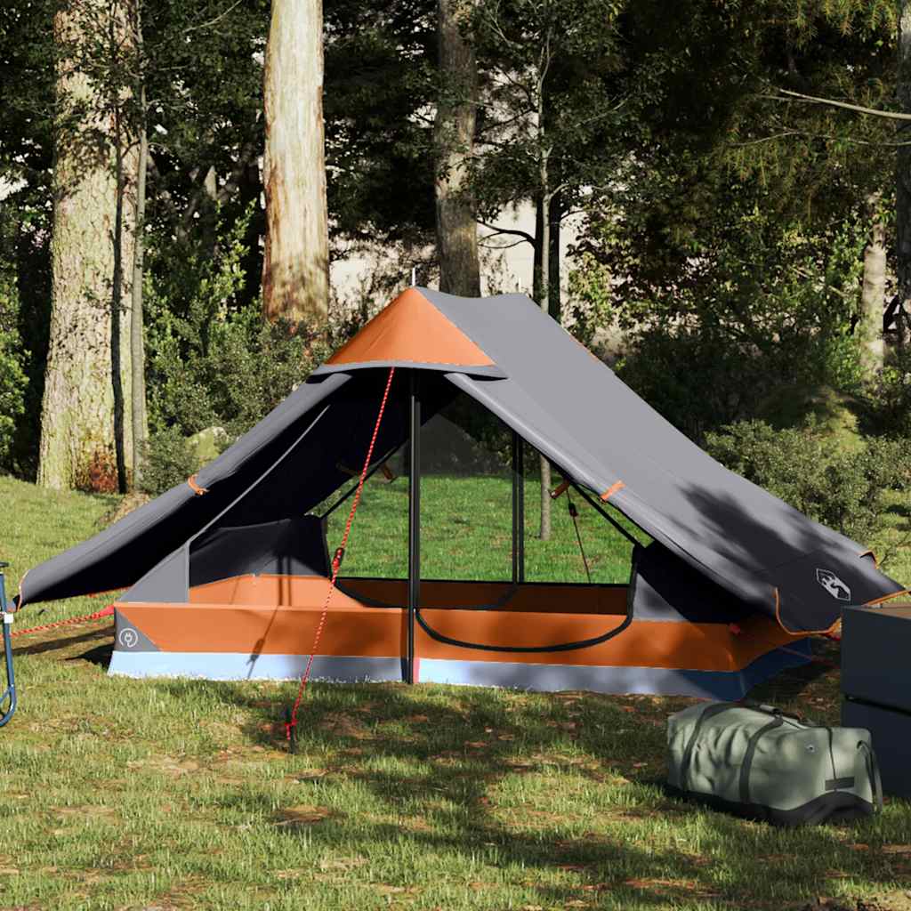 Tente VidaXL 2 personnes imperméable grise