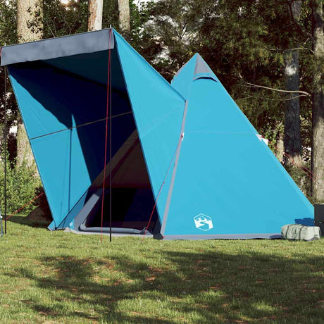 VidaXL tente tipi 6 personnes imperméable bleu