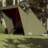Tente tipi Vidaxl 6 personnes imperméable vert olive