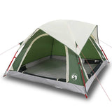 Vidaxl Tent 4 persone impermeabile verde