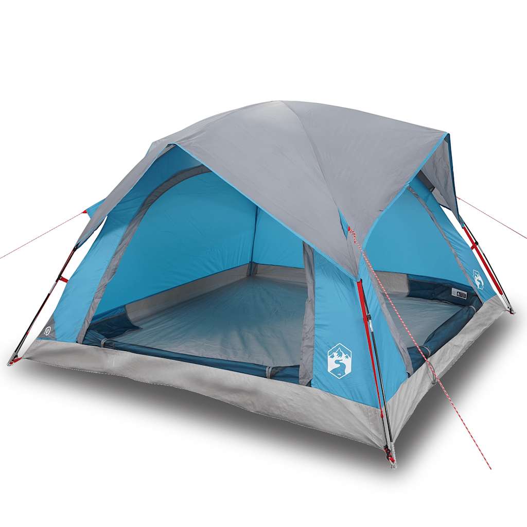 Vidaxl Tent 4-Persona Blue impermeable